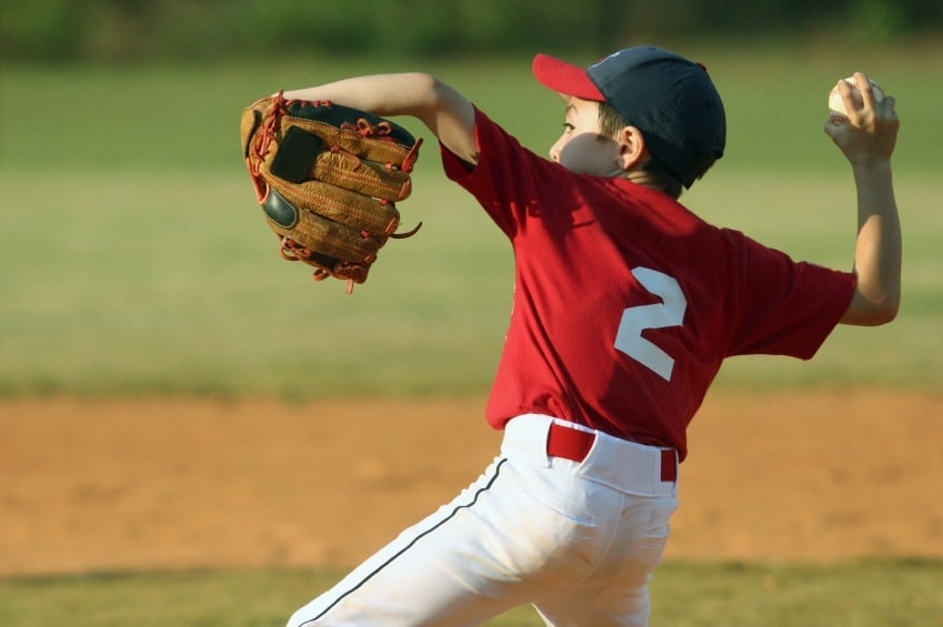 Youth Player Throwing