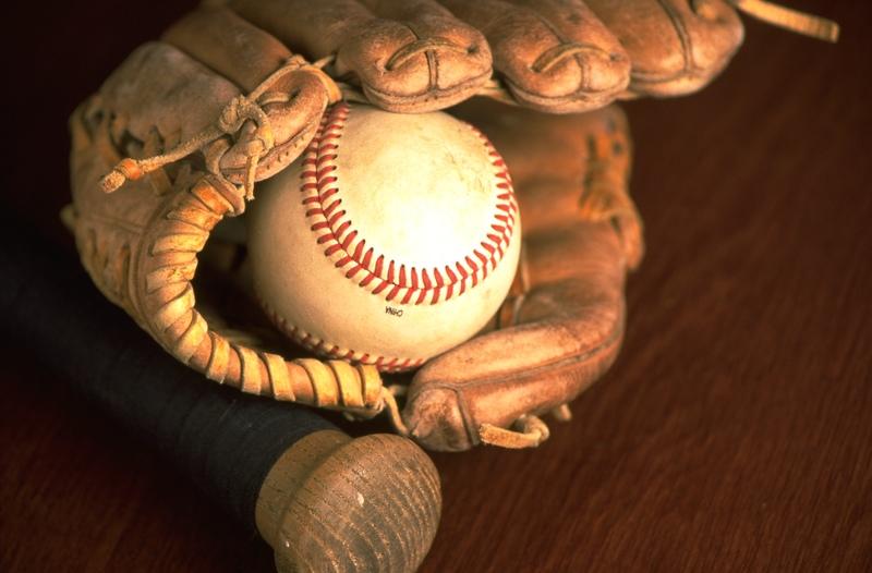 oiled baseball glove