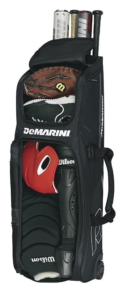 demarini momentum wheeled baseball bag
